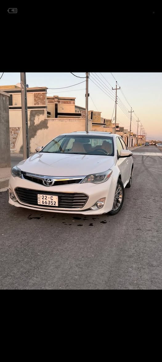 افلون 2013
رقم اربيل باسمي تحويل مباشر 
السياره بيها قطعه وحده 
كير ومحرك بشرط 
المحرك 3500 بانزين 6سلندر
بصمه+دخول ذكي 
تبريد قطعتين 
نضام القياده (سبورت + عادي)
حساسات اماميه خلفيه 
السياره عله وضع الشركه 
الكشنات كهرباء
سقف فتحه 
وباقي المواصفات معروفه 
مواصفات السياره XLE 
سعر السياره 180 ورقه وبيها مجال للشراي 
التواصل ((***********))
