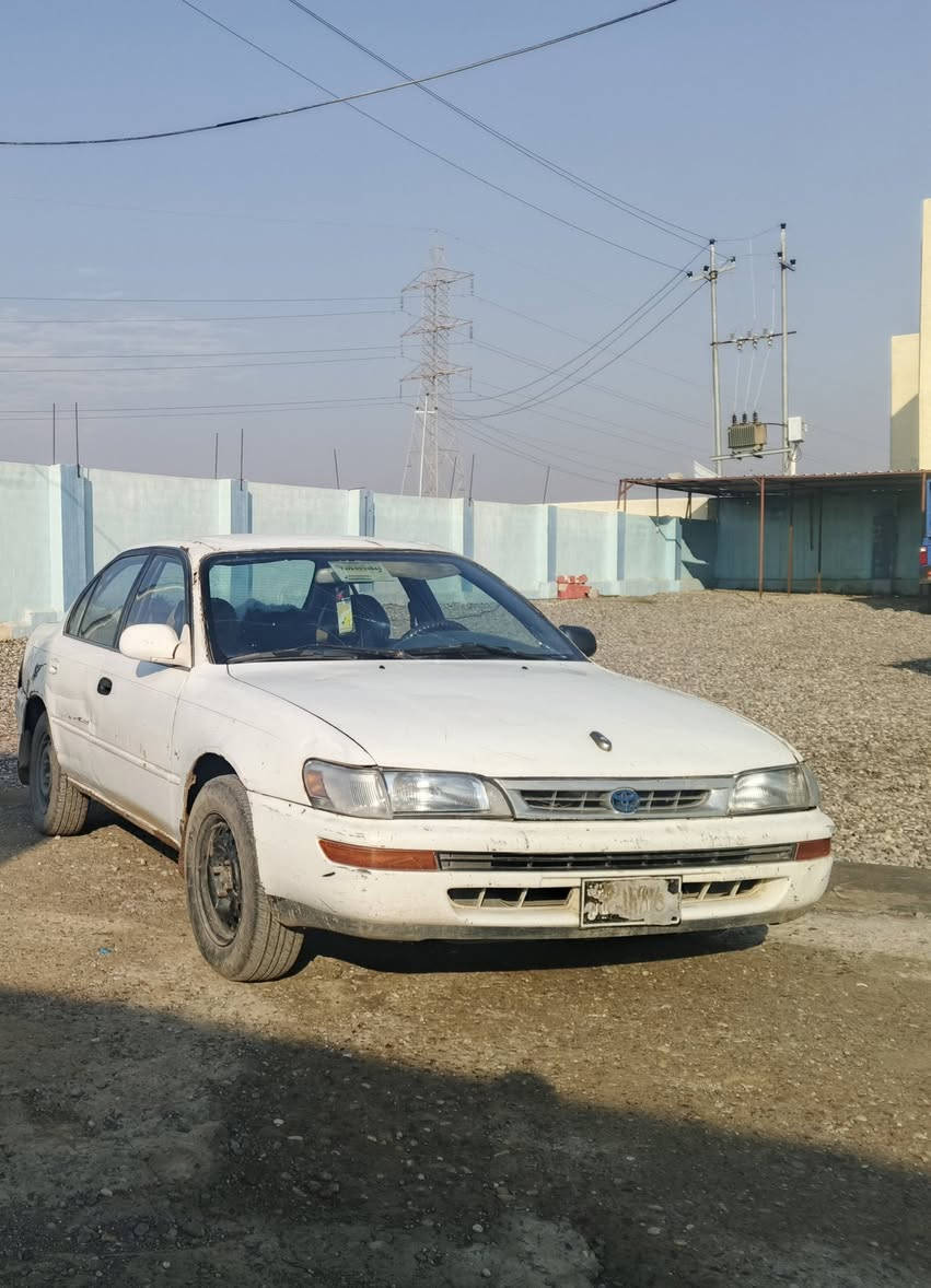 كورلا 93 فحص ديالى محرك گير گصه طخم تاير باتري دشبول جديد السعر 30 مراوس حسب القناعه
***********
