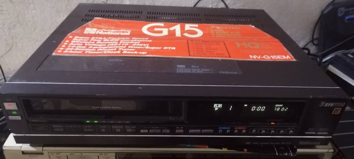 سلام عليكم فيديو نشنل G15 جداً نظيف السعر ١٥٠ يوجد توصيل ***********
