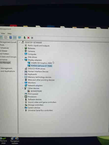 السلام عليكم
لابتوب Alienware 14 للبيع

المواصفات 
Processor: Intel Core i5-4200M (2.50GHz)
RAM: 8GB DDR3
Storage: Kingston A400 SSD – 512GB (SATA III)
GPU:
Intel HD Graphics 4600
NVIDIA GeForce GT 750M
Screen:
LED Panel : 14.0" , HD 1366×768 , TN Panel , Anti-Glare , 60Hz
Keyboard: RGB Backlit
Ports: USB 3.0 ×2 ، HDMI ، Mini-DisplayPort ، LAN ، Audio

العطل الوحيد 
أزرار الكليك (يمين + يسار) متشتغل – اللمس يشتغل.

السعر : 300,000 IQD

للإستفسار (واتساب فقط)
***********
