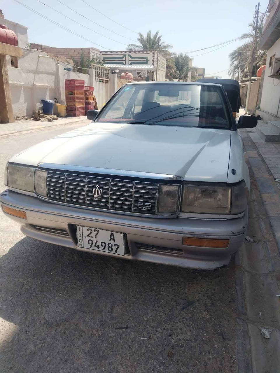 سلام عليكم هار توب موديل 1991 كير ومكينه مكفولات. سياره مكفوله من كص وعيب الشرعي  رقم ذي قار دولي بسمي  سياره مكانها بل النجف وذا اكو مراوس عادي  تواصل *********** النجف, العراق

