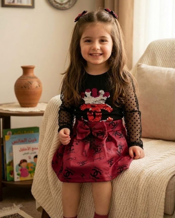 يا جمالو! شوفوا هالأناقة لجميلاتنا الصغار 👸✨
​طقم "التاج والفيونكة" وصل بألوانه الجديدة. القطعة اللي تخلي بنوتك هي نجمة المكان. القماش مريح والتصميم قمة في الذوق.
​📍 مكاننا: ديالى - جلولاء.
🚛 التوصيل: موجود لكل المحافظات، ولزبائننا داخل جلولاء التوصيل هدية (مجاني).. تدللون يا أهل الخير!
​للتواصل وتساب أو اتصال: ***********
