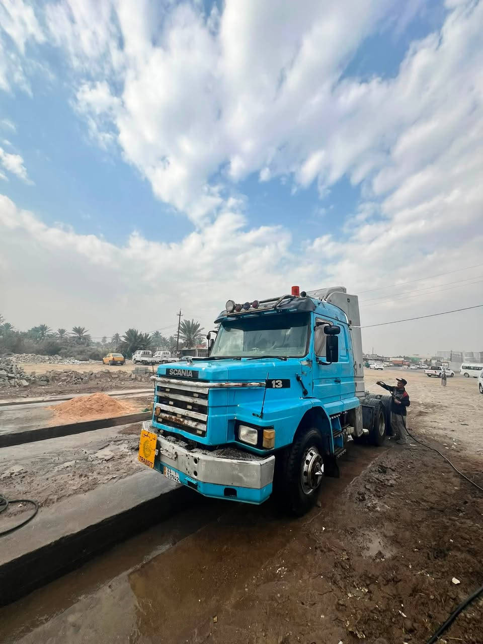 سلام عليكم ……👍
سكانيا  113 موديل 1980……..💯

كير VOLVO 3+3……….💯

مكينة 113كورين ……….

مرسمة جناب متحركة 3محاور …..💯

رقم بغداد الجديد  3لوحات 

السعر 150 وبيها مجال 

       

        ☎️***********☎️واتس اب.
