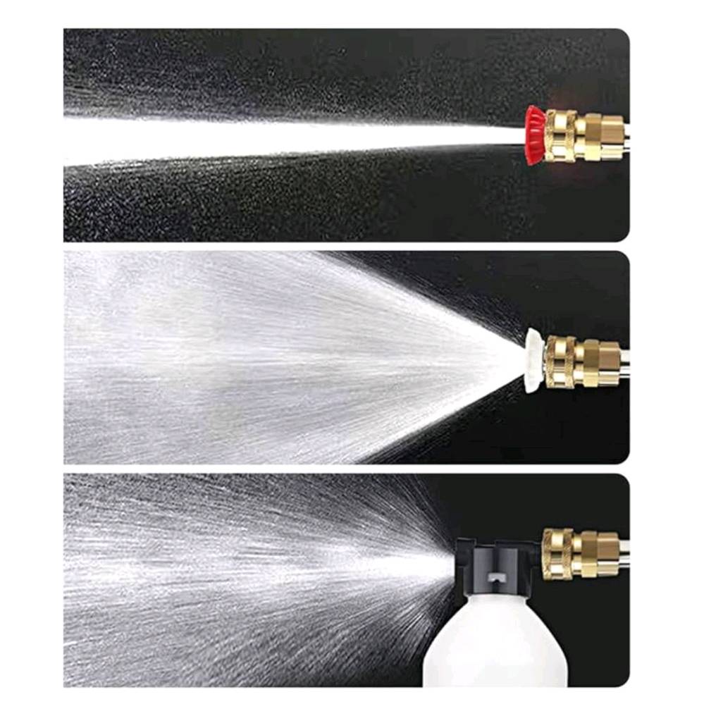 🚿✨ نظافة سريعة وسهلة!

محمول وخفيف ⚡، ضغط 150 بار 💪
بطارية 48 فولت 🔋، مقاوم للماء 💧
فوهات متعددة ورغوة سريعة 🎯
حقيبة حمل لكل الملحقات 🎒