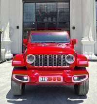 جيب رانكلر ٢٠٢٤ هايبرد بلكن صحارى بدون اي تصليح او صبغ او تبديل ماشيه ...