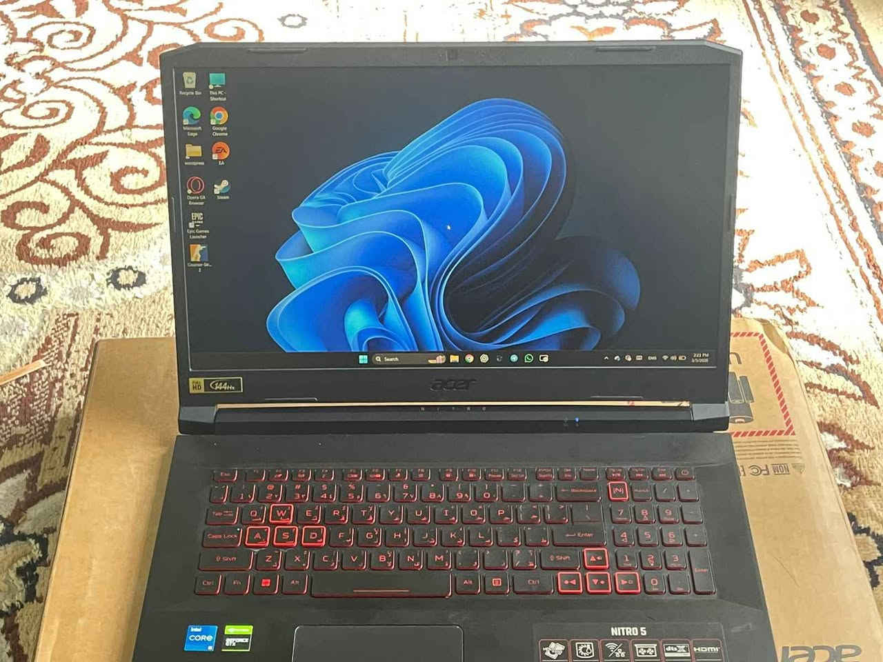 🔥 للبيع لابتوب Gaming قوي 🔥

Acer Nitro 5

المواصفات:
• معالج Intel Core i5-11400H
• كرت شاشة NVIDIA GTX 1650 ‏4GB
• رام 8GB DDR4
• SSDm.2 ‏512GB سريع
• شاشة 17.3 بوصة FHD ‏144Hz

✔ مناسب للألعاب والتصميم والدراسة
✔ الجهاز نظيف ويعمل بدون أي مشاكل

 بي مجال 675:السعر

 مكاني  بغداد حي اور ما عندي  توصيل  تجي تاخذه من بيت. بغداد, العراق


**إذا كنت صاحب هذا الإعلان وتريد حذفه لأي سبب، رجاءا أرسل رسالة إلى الدعم الفني**