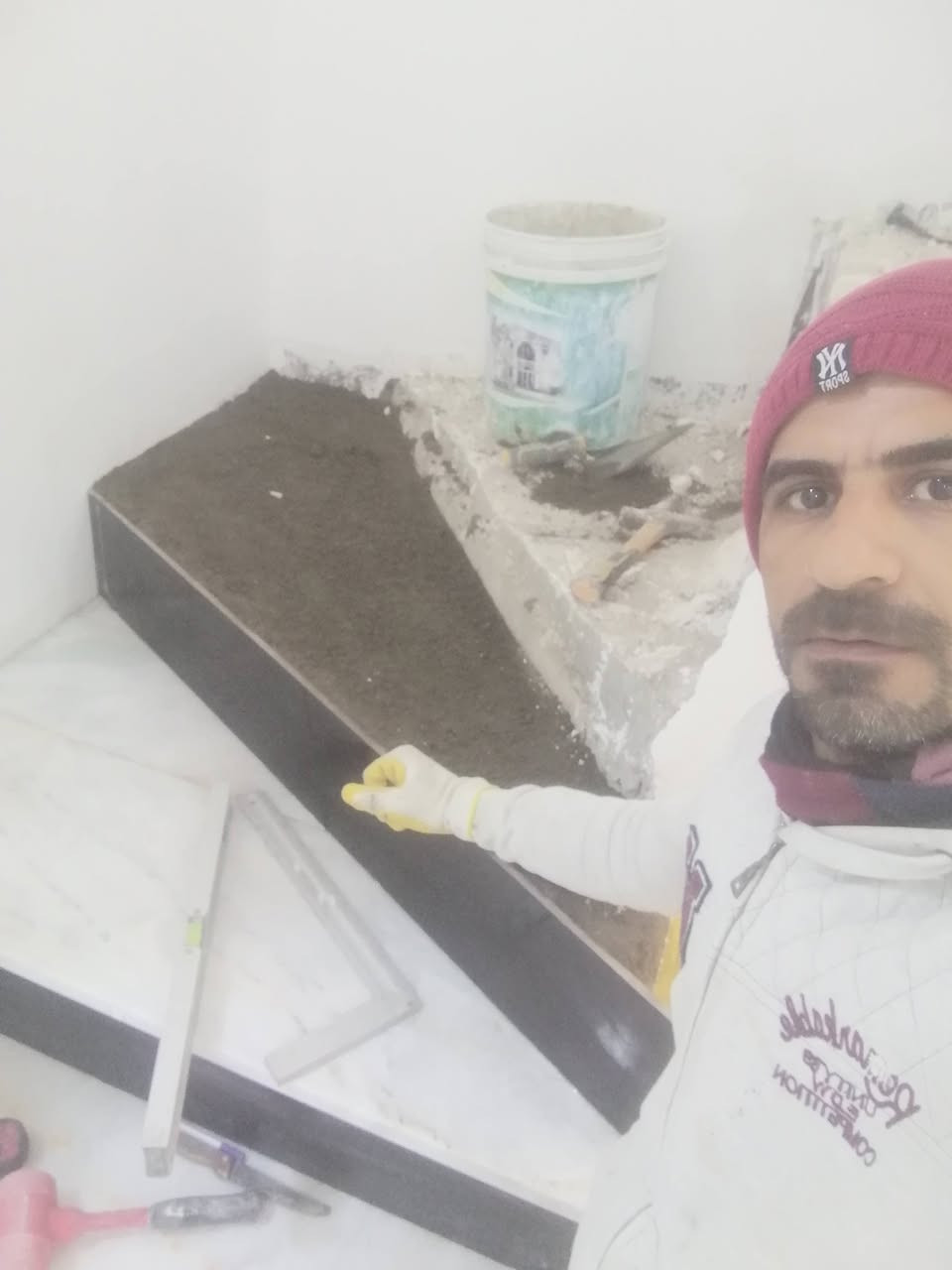 اسطة ميسان شغل جميع الرضيات وال جدران تغليف بايات مرمر كرانيت كاشي تغليف لوح ارضي  ***********
