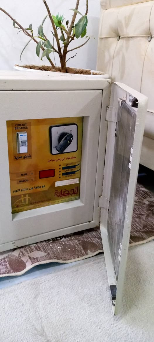 رافع فولتية الحضارة صناعة سوريه ٤٠ أمبير يرفع من ٨٠ فولت نظافة فول للبيع


**إذا كنت صاحب هذا الإعلان وتريد حذفه لأي سبب، رجاءا أرسل رسالة إلى الدعم الفني**