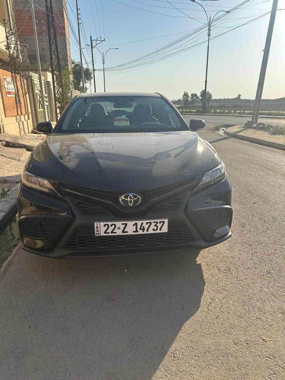 كامري موديل 2024 وارد امريكي  لون اسود رقم اربيل بسمي هزة جديدة  ضررها خلفي شرط بدون دواخل وبدون إيرباك تبديل قبغ صندوق اصلي نفس اللون وصبغ جاملغ الخلفي الأيسر ماشية 22700 سيارة نظيفة موجودة باربيل او الموصل السعر 219 بيها مجال قليل  ..للاستفسار

 *********** 
*********** أربيل, العراق
