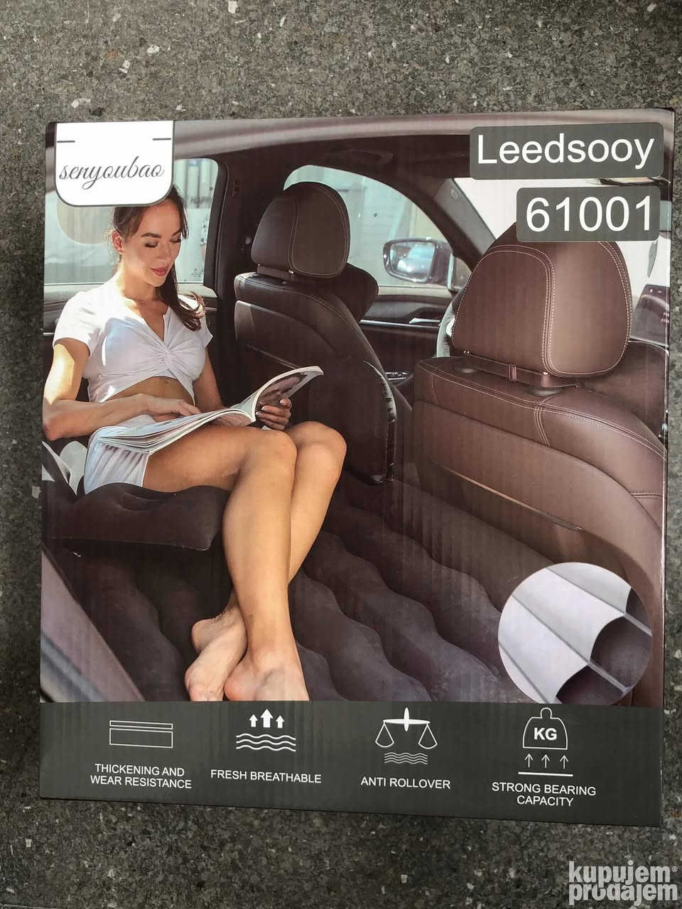 سافر براحة.. فرشة السيارة الهوائية بـ 26 ألف بس! 🚗✨
حاير بالطريق وتريد ترتاح؟ أو عندك أطفال وتريدهم ينامون بهدوء أثناء السفر؟ جبنالك الحل المثالي: "فرشة السيارة الهوائية" اللي تحوّل المقعد الخلفي لسيارتك إلى سرير مريح جداً خلال دقايق!
ليش هاي الفرشة هي الرفيق المثالي لرحلاتك؟
راحة تامة: مصممة لتوفر سطحاً مستوياً ومريحاً للنوم أو الاسترخاء داخل السيارة، مما يجعلها مثالية للرحلات الطويلة.
متانة عالية: تتميز بسطح مقاوم للاهتراء، ومواد تسمح بالتهوية، وتصميم مضاد للانقلاب، مع قدرة تحمل عالية للأوزان.
أبعاد مثالية: مصممة بقياسات عملية (135 سم طول × 85 سم عرض × 45 سم ارتفاع) لتناسب أغلب أنواع السيارات وتوفر مساحة استرخاء واسعة.
سهلة الاستخدام: عملية جداً للنفخ والتفريغ، يعني تاخذها وياك وتفرشها بأي وقت تحتاجه وبكل سهولة.
💰 السعر: 26 ألف دينار فقط!
🚚 التوصيل: 4 آلاف دينار لكل محافظات العراق.
خلي رحلاتك أحلى وأكثر راحة، اطلب فرشة السيارة هسه!
للطلب أو الاستفسار، راسلونا على الخاص. 📩


**إذا كنت صاحب هذا الإعلان وتريد حذفه لأي سبب، رجاءا أرسل رسالة إلى الدعم الفني**