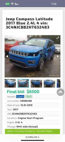 السلام عليكم جيب كومباس 2017 معوقين باقيلهة ٥ تشهر وتنفك سيارة فول موصفات كشنات جلد كهرباء مودات قيادة كير اوتو صدر جديد بنوراما مكينة وكير بلديات  
السعر 105 وبيهة مجال  العنوان بغداد السيدية ***********
