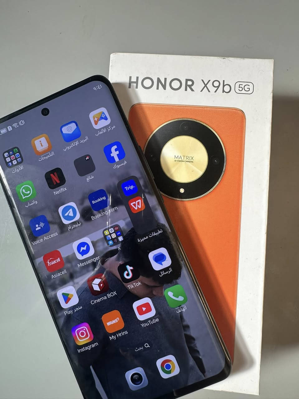 السلام عليكم
هونر x9b  5G 

الجهاز نضيف كلش مثل ما جاي تشوفون 

ذاكره 256

شاشه مقاومه للكسر 

بطاريه الهونر معروفه شحنه وحده كافيه تمشيك يوم كامل 

مستبدل شاشه اصلي ام ال 150 من مركز الصدرين 

السعر 230
وبي مجال للشراي 

الرقم ***********
