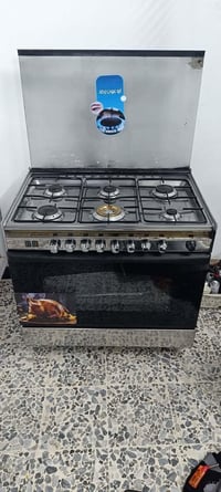 ٦ شعلات • حجم عائلي ٩٠×٦٠ • فرن خطين