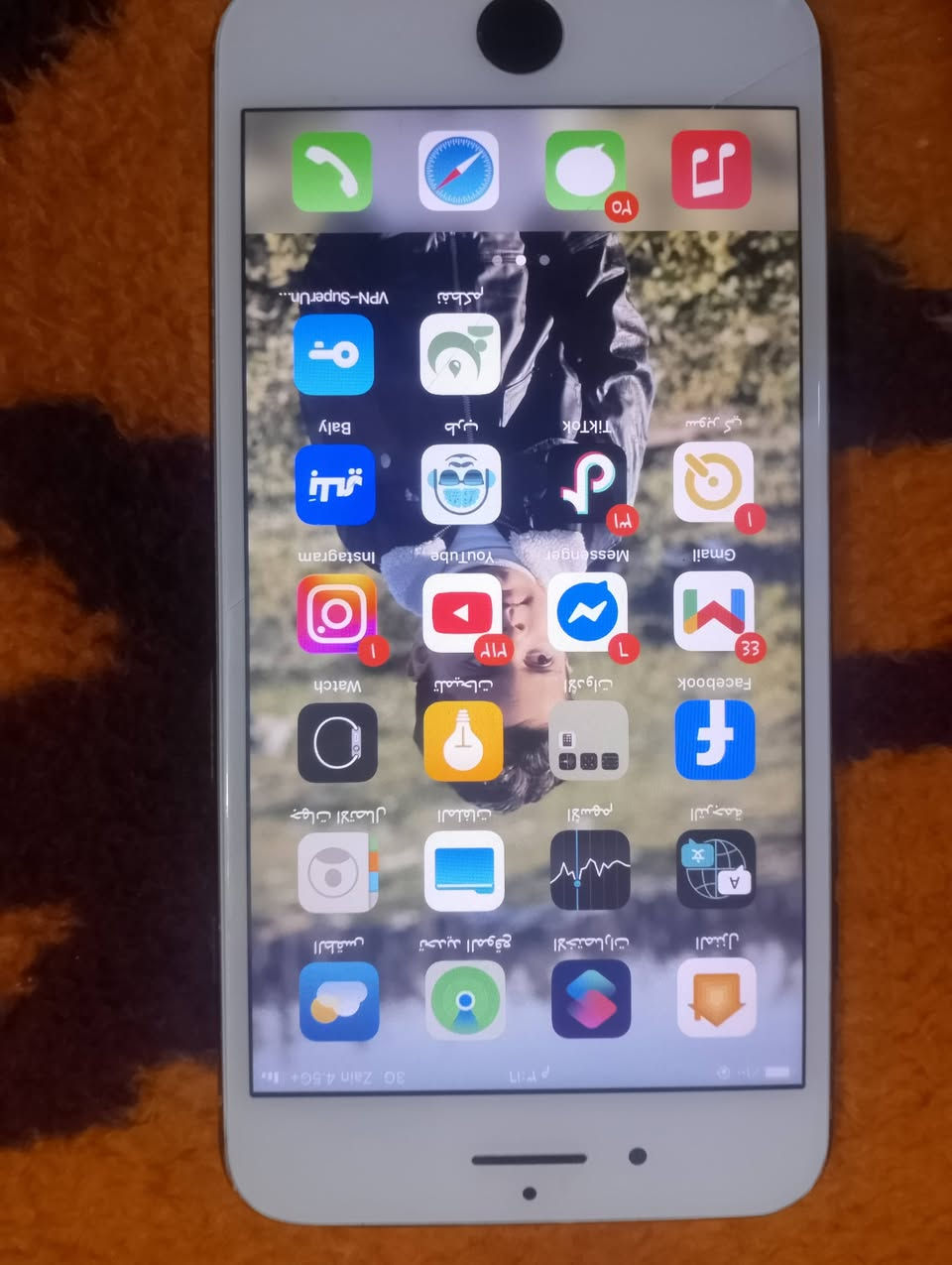 ايفون 7بلص ذكره 32 شغال كامل بطاريه 100مابي اي خلل بس الكامره خلفيه بيه اهتزاز كامر امامي شغال فطر خفيف بل شاشه السعر 60


**إذا كنت صاحب هذا الإعلان وتريد حذفه لأي سبب، رجاءا أرسل رسالة إلى الدعم الفني**