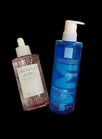 غسول لاروش • سيروم سنتيلا • بشرة دهنية