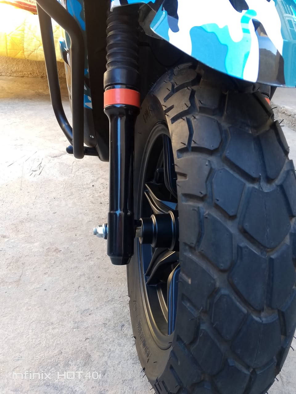 السلام عليكم دراجة شحن اباتشي ليثيوم 40 امبير ماخذة من شركة الجوهرة البحرية اصلية بعدهه جديدة شخط ممشخوطه بجياستهة ماشية 1500 وصل الشراء موجود سرعتهة 130 ملف 5000 اتمشي من 80 كيلو الى 100 ماخذة مليون 750 سعره مليون 200مكاني بغداد الغزالية رقمي ‏‪***********‬‏ أو واتس اب ***********
