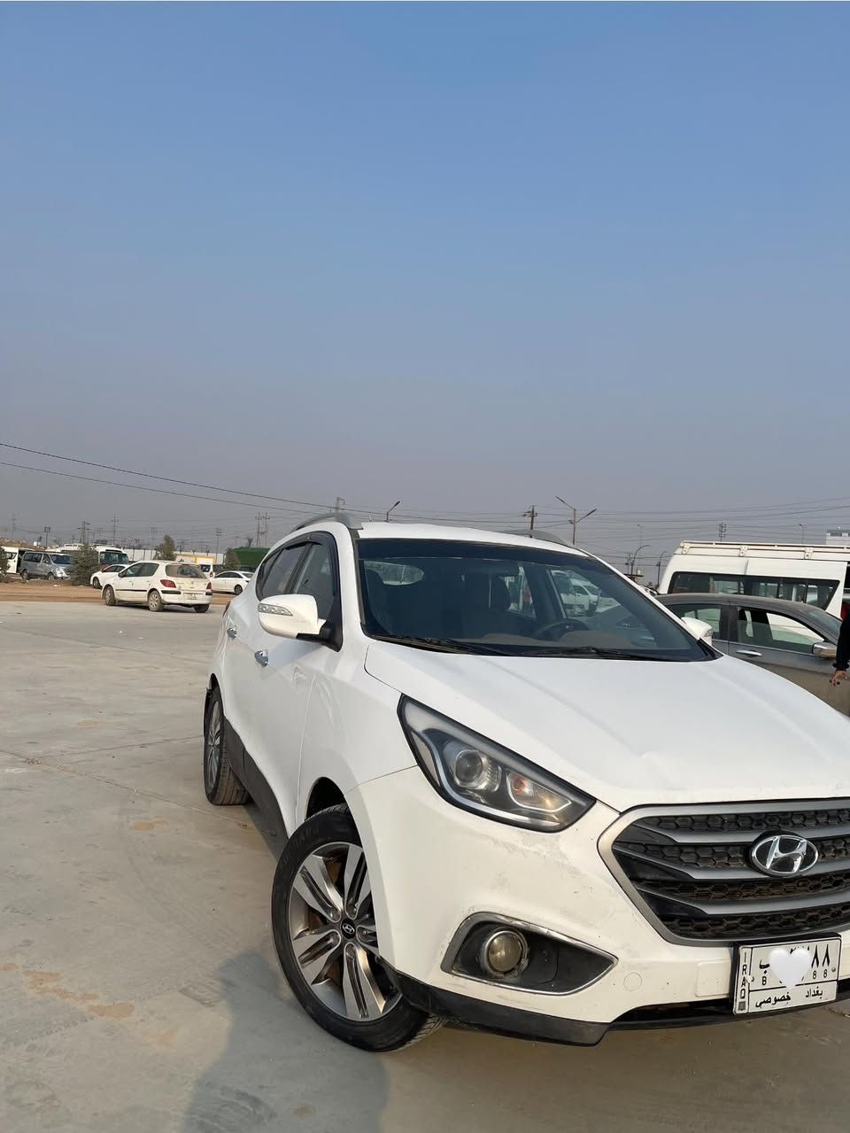 توسان 2014 خليجي للبيع
 •الممشى: 132,000 الف كم
 •الملاحظات: نص باب صبغ + بارد بخشم    
                   البنيد والباقي مكفول                
 •المحرك: 2000 دوش
      • الرقم : بغداد مشروع وطني
 •السعر: 155$
 •المكان: بابل – المركز
 •للتواصل: ***********
