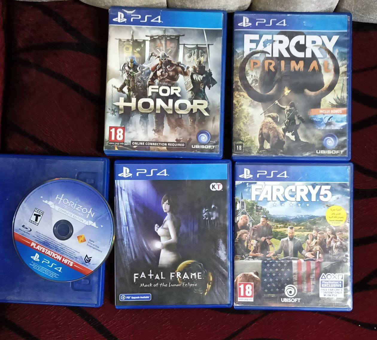 بلي 4 فات هارد 500GB
ويا 5 اقراص وجوستك اصلي وكيبل اج دي
للبيع السعر 225 للشراي فقط مكاني النجف الاشرف


**إذا كنت صاحب هذا الإعلان وتريد حذفه لأي سبب، رجاءا أرسل رسالة إلى الدعم الفني**