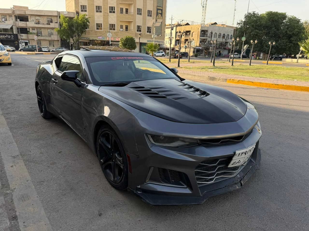 ياالله
السلام عليكم
للبيع كمارو 2017
حادثها جاملغ خلفي وباب
وبيها قطع صبغ ابيع عام
فول مواصفات
بصمه
فتحه
شاشه كبيره
كشنات جلد ، شاشة ، كاميرا ، دفيوزر 
دعاميه ZL1
مرايه كاربون فايبر
سايد بريك بصمه
3 انضمة قياده
فول لد داخلي وخارجي
والداخلي متغير
مكاني بغداد / اعضميه
السعر 89
الرقم ***********
