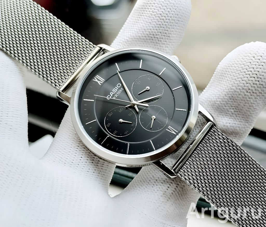 بسمِ الله ، والصَّلاة والسَّلامِ عَلَىٰ رَسُولِ اللهِ  ﷺ.🌿
#مــزاااااد
ساعة #كَاسيو الأصلية ✅
ساعة كاسيو الأصلية، ساعة تجمع بين المتانة والتصميم الانسيابي لتكون رفيقك اليومي في كل المناسبات😍

#يبدأ المزاد من 40$ والرفعة أقل شيء 5$ والتوفيق من الله للجميع 🤲🌸

 والسوم بالدولار$

#يبدأ من الآن و #ينتهي يوم غدٍ إن شاء الله الساعة الثالثة مساءً 

 ☑️ للأعتماد أولاً : أرسال العنوان الكامل ورقم التلفون .

والتوفيق من الله للجميع 🤲

🔹🇯🇵 CASIO 🇯🇵 🔹

🔴 المواصفات :
▫️ كاسيو الياباني الأصلي 
▫️رجالي MTP-E321M-1AV
▫️​تصميم ملكي: مينا أسود عميق 
▫️ مؤشرات رومانية (XII و VI) تمنحك هيبة وحضوراً لافتاً.
▫️​سير ستيل شبكي ناعم جداً على المعصم
▫️​الدقة والوظائف:
 مزودة بـ 3 عقارب فرعية تعرض (اليوم، التاريخ، ونظام 24 ساعة) لتنظيم وقتك بلمحة واحدة
▫️​مقاومة للماء: تأتي بمعيار WR 50M 💦 
▫️ هيكل من الستانلس ستيل المقاوم للصدأ
سير ستانلس ستيل مقاوم للصدأ 
▫️كوارتز بطارية
▫️ قطر الساعة تقريباً 44.3 مم

🔹الحاله جديد بالستيكرات 😍
وتكدرون تبحثون على تفاصيلها أكثر 🌹

🔸 تأتي مع العلبة+الضمان + العلاكة.. 

🚖 يوجد توصيل الى جميع محافظات عراقنا الحبيب 🚖


**إذا كنت صاحب هذا الإعلان وتريد حذفه لأي سبب، رجاءا أرسل رسالة إلى الدعم الفني**