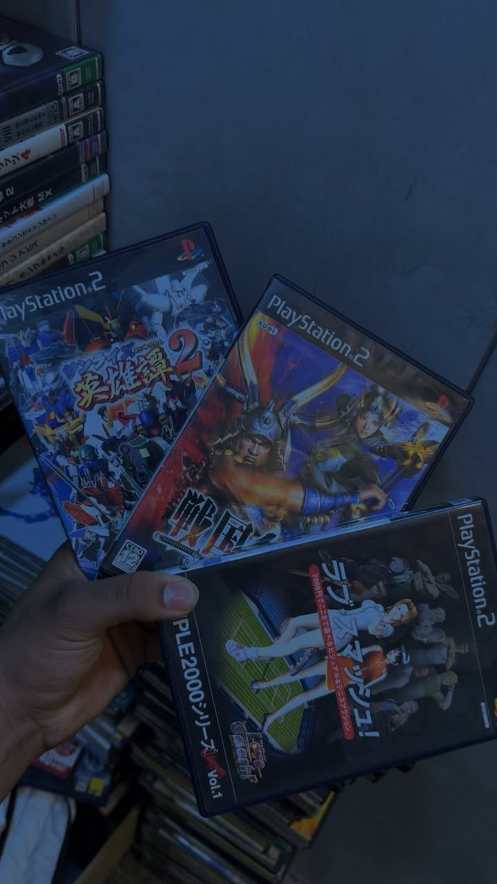 جميع اللعاب بلي تو متوفر  اصلي ياباني سعر القرص ٥ الاف 
واكو ب ٣ 
***********
