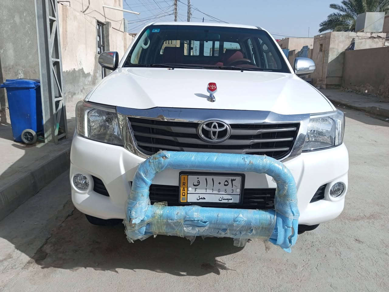 ‏سلام عليكم
‏من رخصت مدير الكروب للبيع والمراوس 
‏تيوتا هايلوكس فورويل كاز موديل ١٢ مكـفوله رقم ميسان سنويه لـ ٢٩ الـسعر ١٥٠ وبيه مجال رقم الهاتف *********** مكاني ناصريه الغراف 
‏
