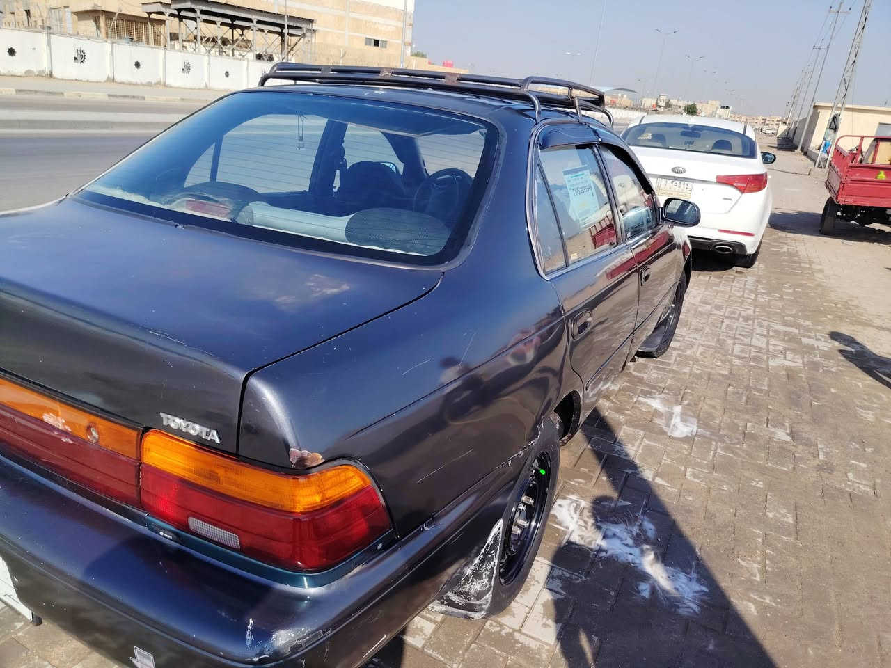 السلام عليكم كورلا ٩١ للبيع *********** محرك جديد بسمي رقم بصره،، ٥٠ وبيها مجال
