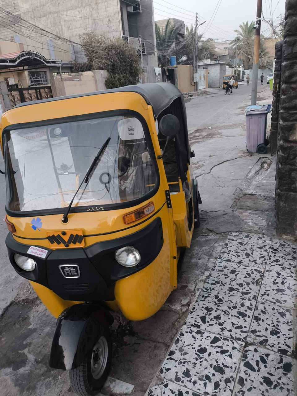 السلام عليكم تكتك للبيع الموديل 18 شهر ل 11 بأسمي تكتك بلاديه رقم بغداد مشروع وطني تكتك كلها شغاله بس عوزها باتري تكتك خير م الله مكينتها كفاله تنقيص تبخير ملاحضه التكتك مصبوغه صبغ عام للجماليه بدون ضربه ولا معجون السعر 5500 اني مكلف بالنشر هذا رقم صاحبها ‏‪***********‬‏
