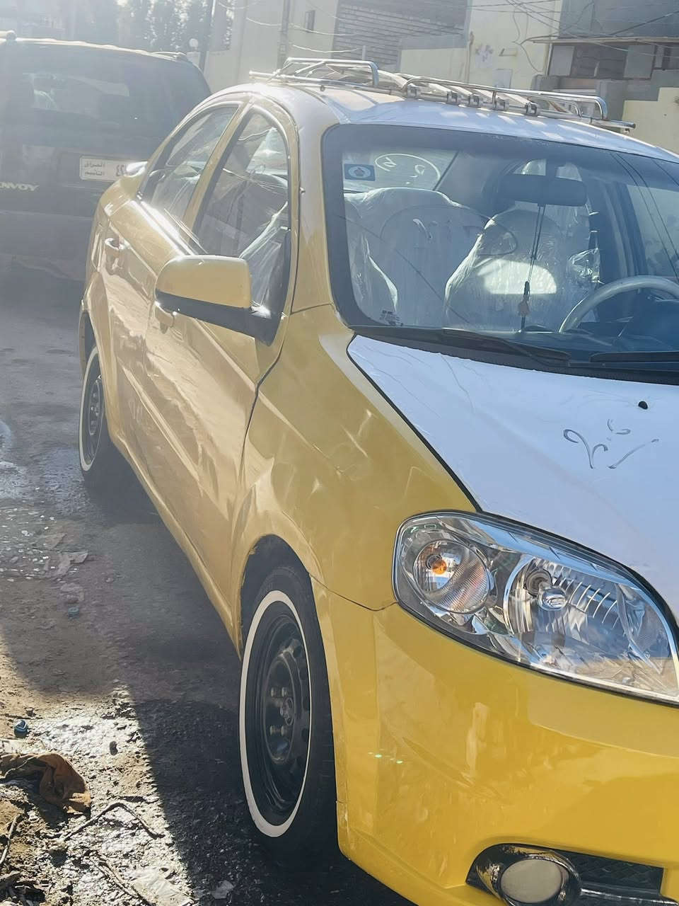 سلام عليكم افيو البيع مديل ٨سياره حلوه ومرتبه وكبل الشارع ما عايزه برغي سياره ما جناي كير مكينه حداديه كله جديده السعر ٥٠وبيه مجال حك الجيه  رقم نجف المكان نجف التواصل على الرقم ***********
