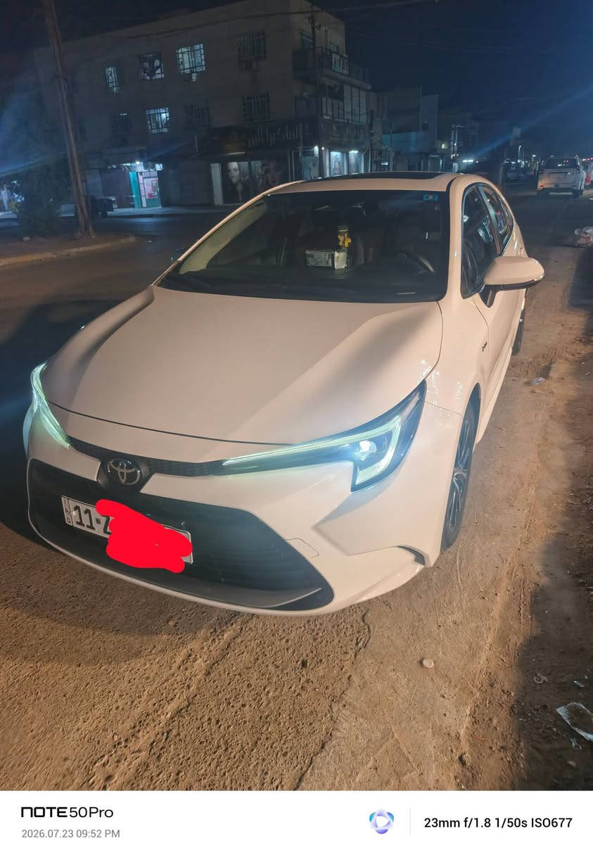 يا الله السلام عليكم كورلا 25 مكفوله من البارد  السياره موجوده ببغداد السعر 152 ورقه الاستفسار اكثر اتصال على هذا الرقم  ***********

