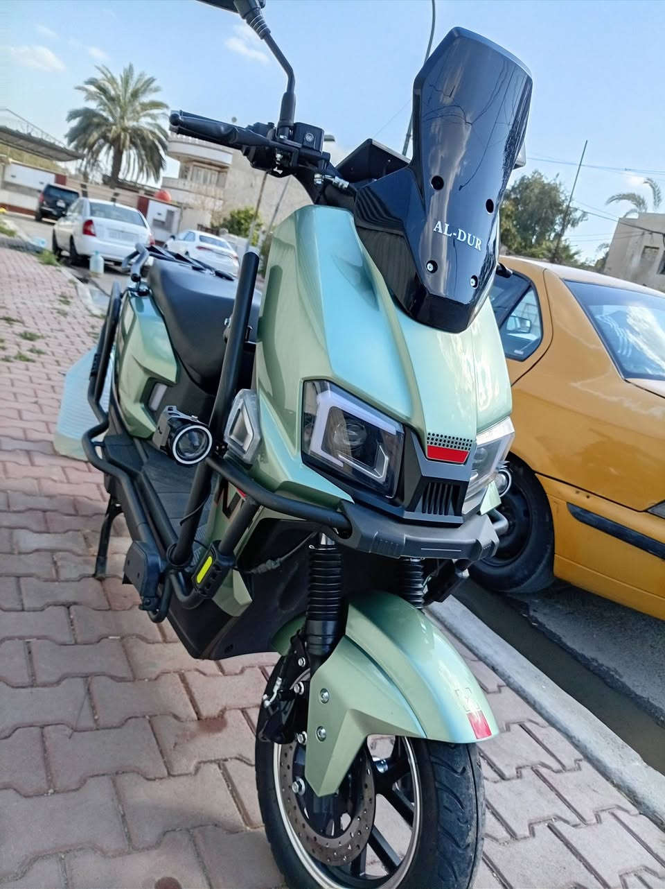 السلام عليكم صاعقه موديل ٢٦ دراجه مزوده بلوجكترات مري كهربائية مدرع ٦بطاريات ٣٢كبار ملف رياضي ٢٠٠٠ دراجه إستعمال شهر مماشيه شي قليل كلش بصمتين سوجين كارتين بلوتوث فول مواصفات كفاله الدراجه حتى من الشخط كفاله عامه دراجه جديده كولش لونها مميز سعرها٩٢٥ وبيها مجال مكاني بغداد قرب مجلس محافظه بغداد اي استفسار ***********وتساب محمول ملاحظه مكلف بلنشر
