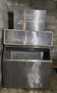 ايس مكير ثلج 🧊 بلوري ❄️ ايطالي 🇮🇹 الصنع انتاج 500 kg كيلو باليوم دبل ق...