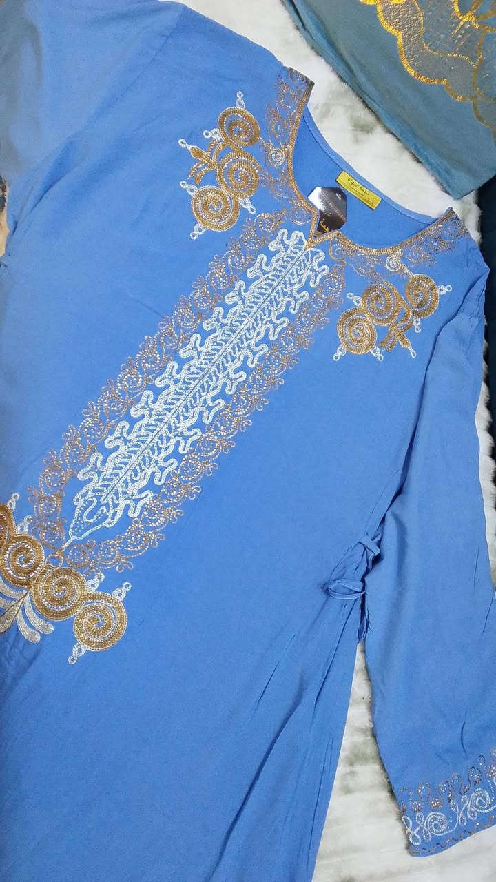 توفر كلابيه بهل جمال 🔥🔥🔥

الالوان لون احلى من لون 🌹🌹🌹

القياسات من 2اكس إلى 5اكس💃💃

نقش ستراس على الصدر والايد مع شده من الجوانب 🎀

السعر 10 الاف🔥🔥


**إذا كنت صاحب هذا الإعلان وتريد حذفه لأي سبب، رجاءا أرسل رسالة إلى الدعم الفني**