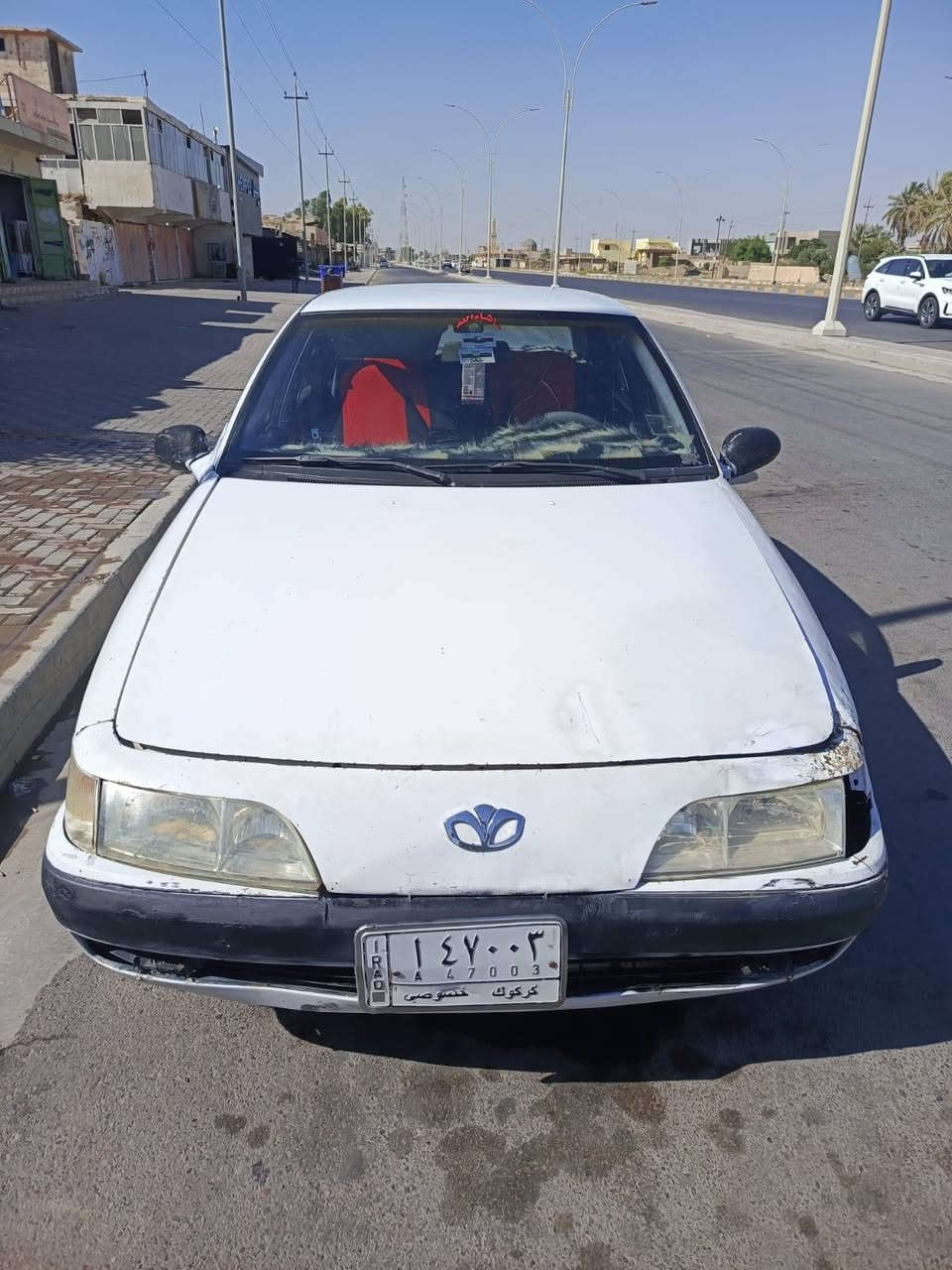 السلام عليكم مكلف بلنشر...... 
دايو اسبرو.. للبيع محرك كير شرط نشاط فول 
كهربائيات كلها شغال مسجل شغال صدر جديد 
تايرات جدد  داخلها نضيف سياره مشروع وطني 
الماني كركوك شرط التحويل سنويه عاج 
السعر 23 وبيها مجال المكان بيجي... 
الاتصال..... ***********......... ***********
