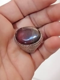 عقيق يماني • مصور • فضة ٩٢٥