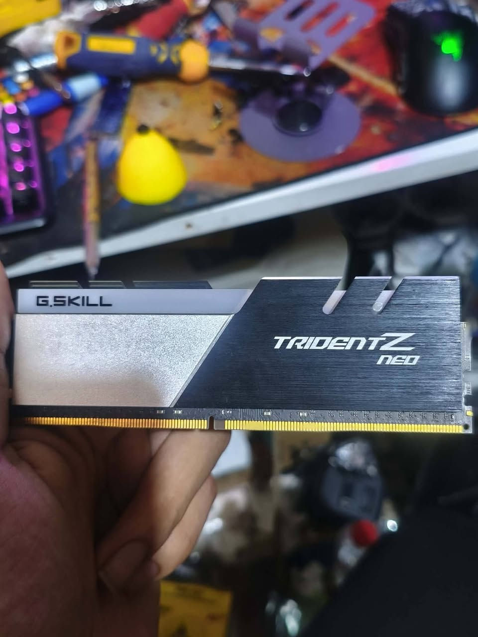 السلام عليكم رام جي سكل RGB قطعه كلش نظيفه 
32 كيكا DDR4قطعه واحده  تردد 2666 للعلم توصل تردد 3200 بسهوله 
السعر 200 الف متوفر توصيل جميع محافظات العراق


**إذا كنت صاحب هذا الإعلان وتريد حذفه لأي سبب، رجاءا أرسل رسالة إلى الدعم الفني**