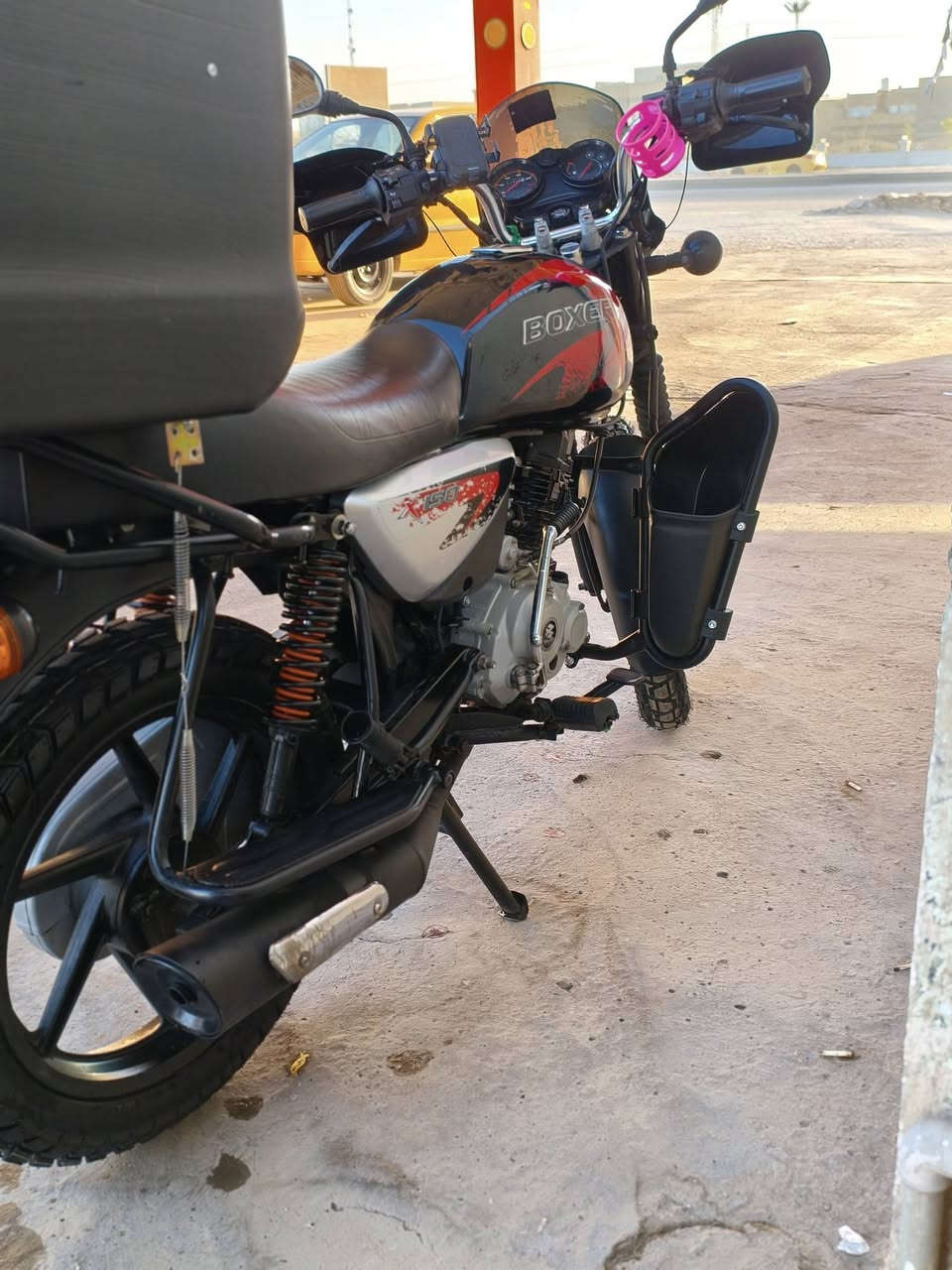 سلام عليكم دراجه بوكسر 2023 نضافه95:رقم وسنويه مكفوله***********
