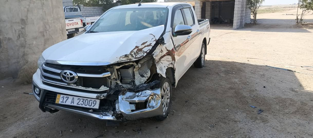 هيلوكس موديل 2023مكفوله سابقا سياره ماشيه 60الف هذا حادثه رقمه مثني باسمي السعر 195وبيه مجال المكان البصره الزبير طريق 17. الستفسار علي رقم ***********
