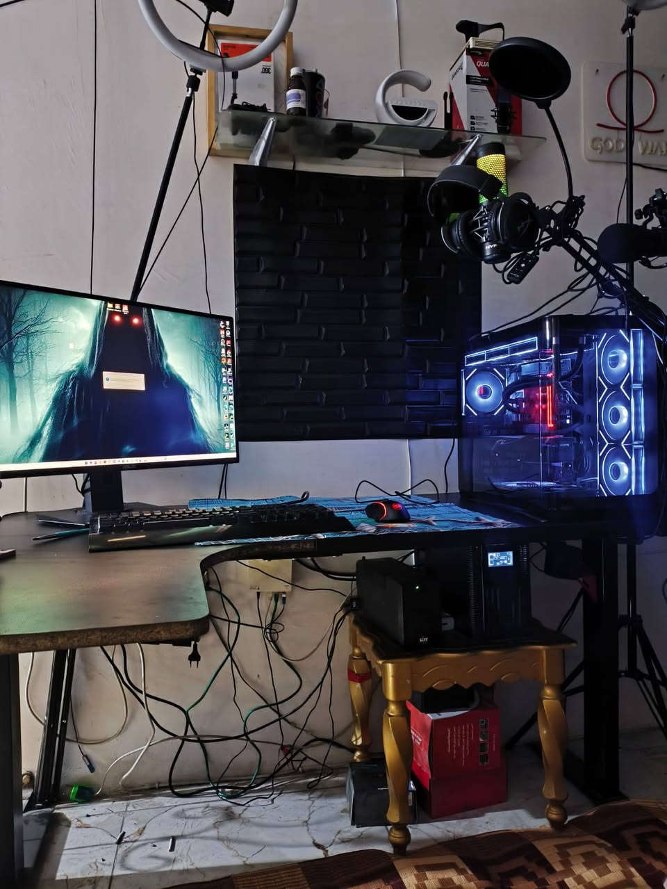 🔥 قطع PC للبيع – استخدام نظيف ومضمون 🔥
🖥 المعالج:
💠 AMD Ryzen 7 7800X3D
8 Cores / 16 Threads
أفضل معالج للألعاب 🔥
🧩 المذربورد:
💠 MSI PRO X870-P WIFI (AM5)
PCIe 5.0 – تدعم DDR5
WiFi مدمج
💾 الرامات:
💠 32GB DDR5 6000MHz
(2x16GB) OLOy – EXPO/XMP
🎮 كارت الشاشة:
💠 NVIDIA GeForce RTX 3070 Ti
8GB GDDR6X – Palit
أداء قوي 2K و 4K

بل أضافه الى كرسي كيمنك مثل ماموضح بلصوره
++ شاشه حجم 32 /165 هرتز
++ميز كيمنك RGP
++UPS اونلاين 
++ الكامره 4K. ..مثل ماموضع بلصوره 
++مايك احترافي 
++سماعه احترافيه براند معروف مابيه حيل اذكر🥲😂 
السعر مليونين و600 وبيهة مجال 
وذا عدك سعر اكتبه 

📌 القطع بحالة ممتازة / فحص وتجربة متوفرة
فقط انصب وتونس بدون متعب روحك 
📍 المكان: _بغداد البياع سويب
📞 للتواصل خاص ***********
