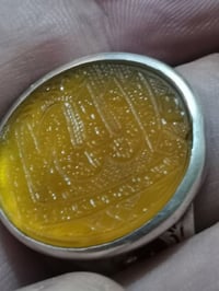 خاتم عقيق يماني • شرف الشمس • قياس ٢٣