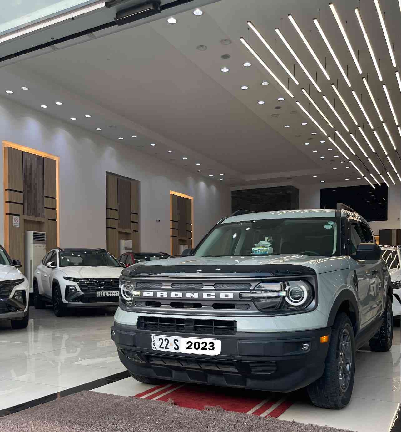 السلام عليكم
النوع : فورد برنكو كلين تايتل
الموديل : 2023
الرقم : اربيل 
ضرر السياره : مرفق مع الصور 
المواصفات : فول 1/1 عدا الفتحه
السعر:170$
للاستفسار:***********
