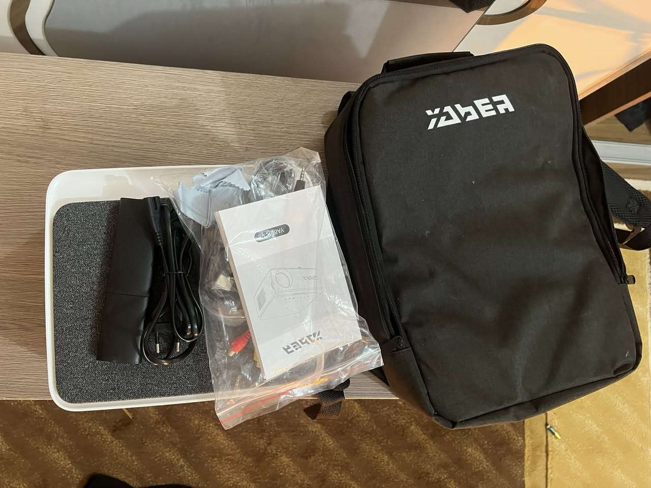 جهاز عرض yaber v6
دقة 1080
سطوع عالي 570ansi
مناسب للتدريس والقاعات
تشغيل ملفات office +word+pdf
يعمل بنظام بلوتوث +واي فاي🛜
ألوان الشاشة حقيقية ‎%‎
سماعة صوت ضخم ستيريو

السعر 90 الف


**إذا كنت صاحب هذا الإعلان وتريد حذفه لأي سبب، رجاءا أرسل رسالة إلى الدعم الفني**