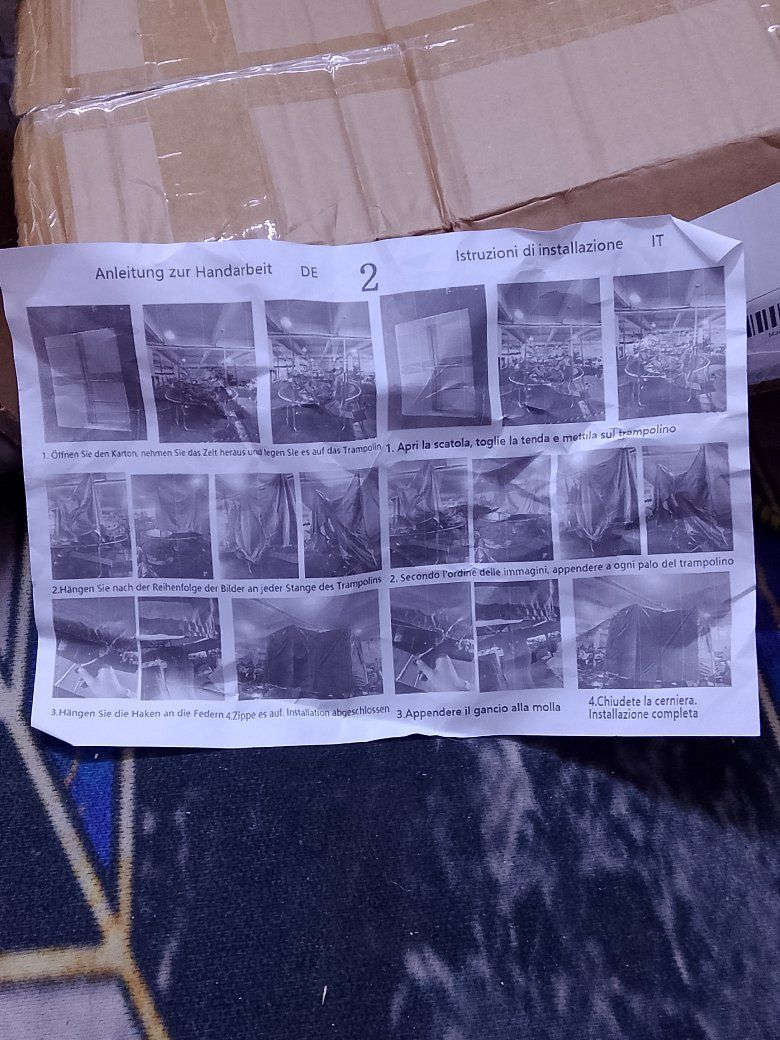 متوفر خيمة بهذا الشكل جديد امازون 
   👈 بس ما وياهاا ااي شي بس الخيمة 
الي تفيده يخلي سعر وبلعافية


**إذا كنت صاحب هذا الإعلان وتريد حذفه لأي سبب، رجاءا أرسل رسالة إلى الدعم الفني**