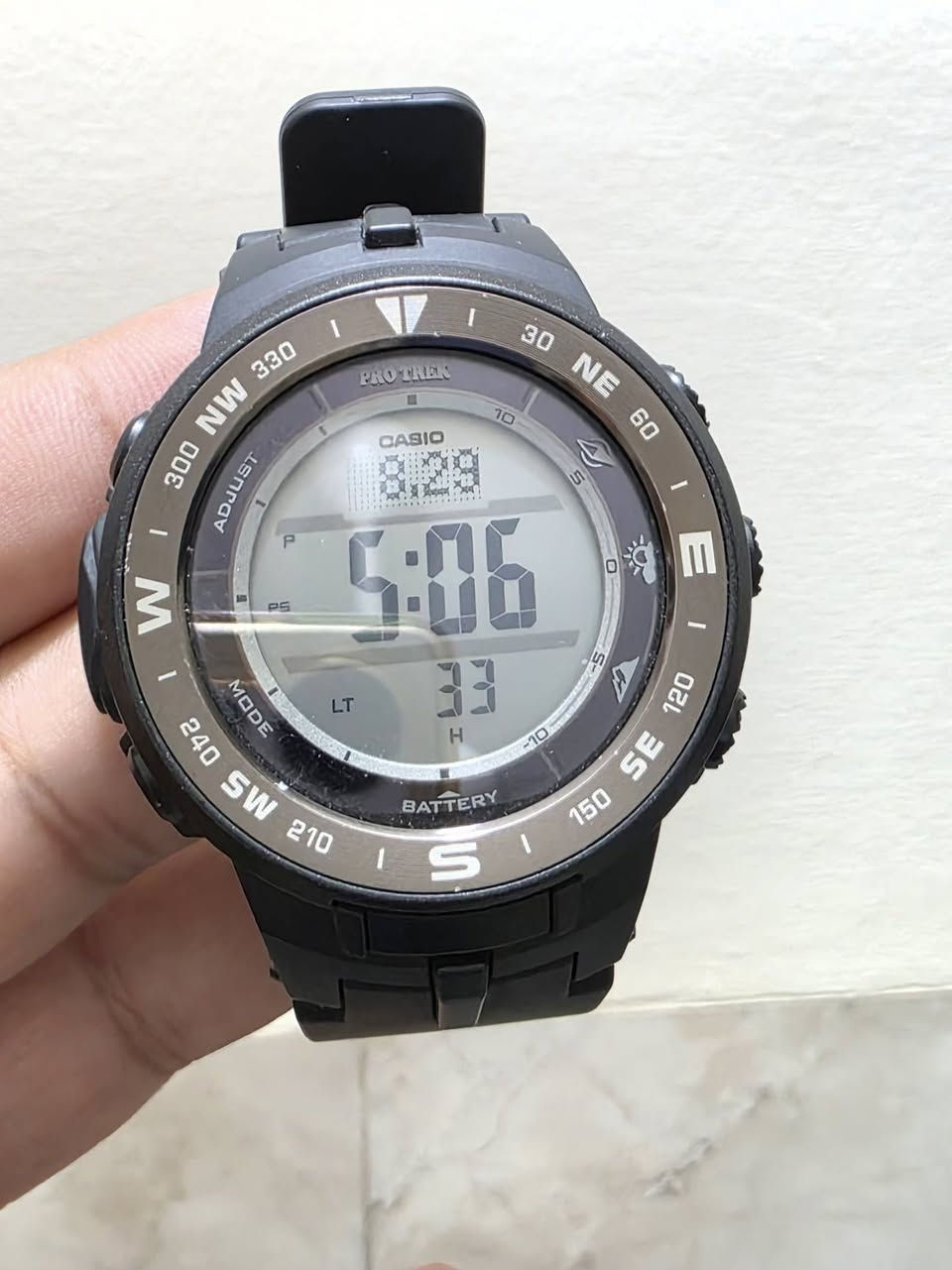 كاسيو بروتريك اصلي
بوصله حراره ضغط ارتفاع 
سولار - القطر ٤٥ ملم 
السعر ١٦٠ الف ونظافه تامه 
متوفر توصيل ومكاني بغداد الكراده


**إذا كنت صاحب هذا الإعلان وتريد حذفه لأي سبب، رجاءا أرسل رسالة إلى الدعم الفني**