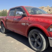 دوج رام 1500 احمر طماطي مشروع وطني 8 سلندر 5700 هيمي گير ومحرك بحالة و...