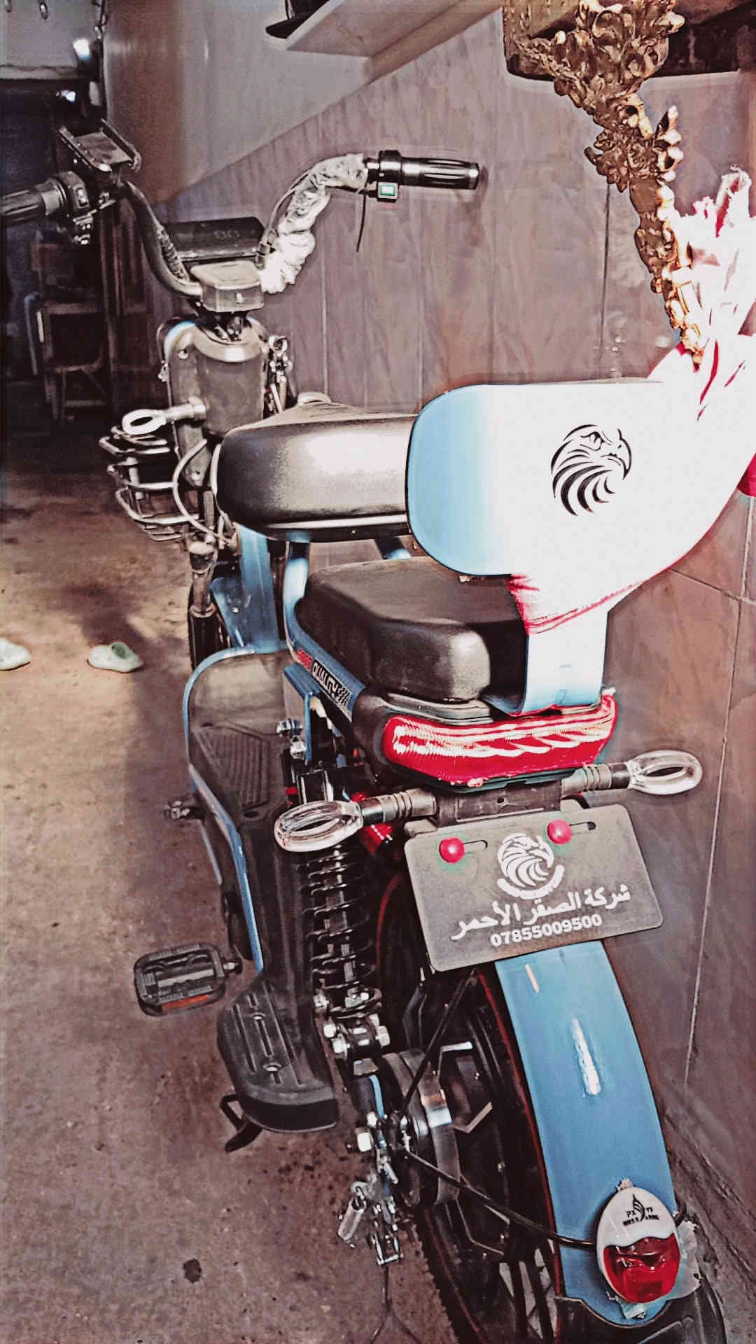 سلام عليكم 
دراجه شحن للبيع زيرووو استخدام يومين فقط خذتهه لخويه الصغير وجبيره عليه وهسه دابيعهه شاحنتهه بل باكيت 
سويجات 2 
بصمات 2
كارت تشغيل 2 
الله شاهد خذته ب 650 
السعر 575 وبيه مجال قليل جدا
رقمي *********** 
العنوان بغداد / الطوبجي 
غير متواجد على النت ✌️💙
