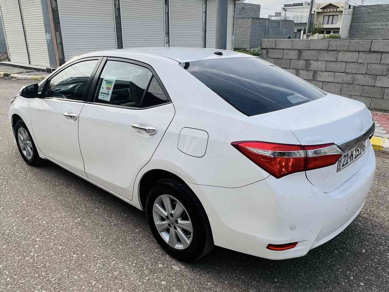 كورلا خليجي
موديل 2014
مكينه ٢٠
فئه xli
سعره 133$ وبي مجال 
مواصفات معروفه 
تحكم إستيرين 
كأمره 
5ويل كب
ليد 
سياره بي بونيد صبغ فقط بدون اي أضرار بدون ايرباك صور سونار مرفق ويا منشور 
مكينه كير بشرط 
سياره جديده وأحله من صور 
عنوان ديالى خانقين 
واي استفسار 
***********
