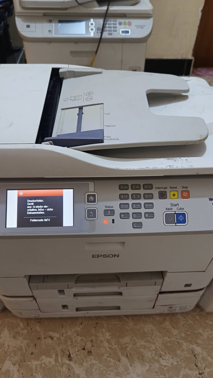 طابعه EPSON WORKFORCE PRO WF R5690
التفاصيل الطابعه كاملة بالفديو 
ادفع بيها سعر للي تخدمه
البصرة قضاء المدينة
***********
