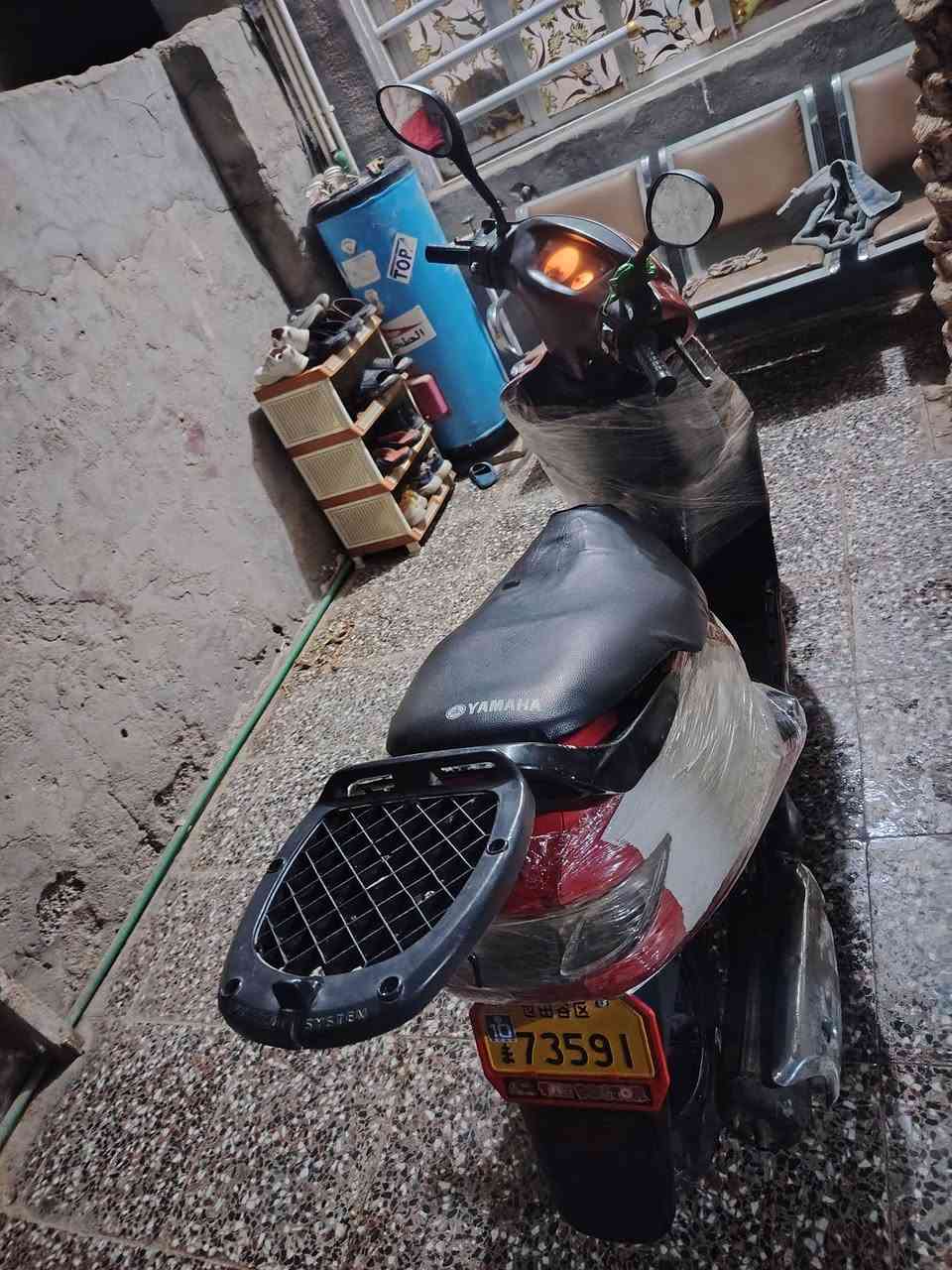 سلام عليكم دراجه فراشه جانت شغله كلشي مابيه وفجئه كطعت نار ابيعه كوم حديد لن مالي خلكه 150 وبيه مجال بس حك الجيه فقط المكان حله الحمزه الغربي الاستفسار ***********
