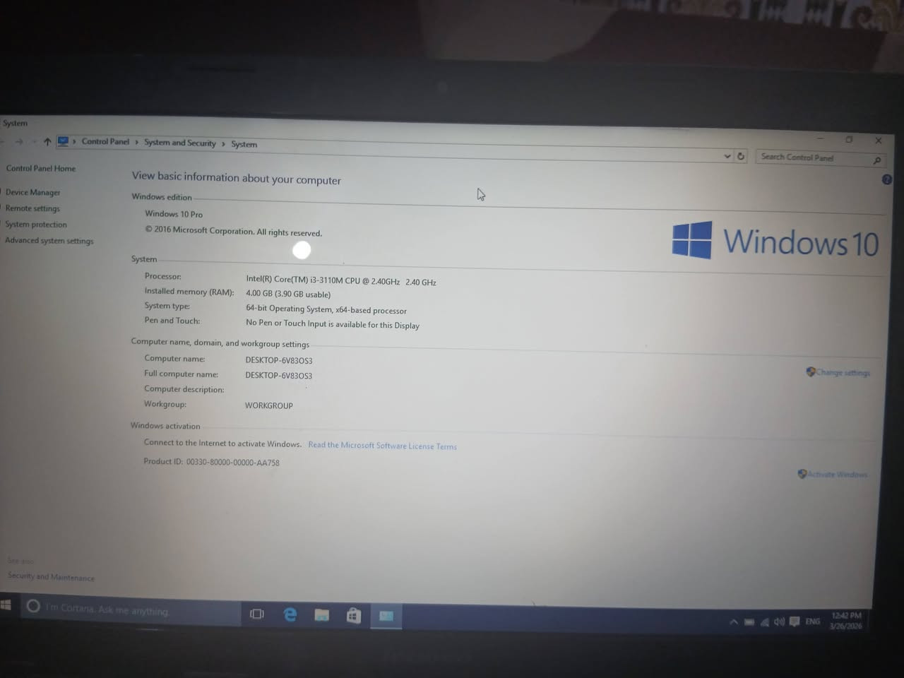 لابتوب كور اي ٣ رام ٤ كيكا هارد ٥٠٠ كيكا كارت الشاشة واحد كيكا داخلي الحاسبات تجميع مو باله سيدي ديفيدي السعر ١٥٠ الف علما ان عدد الحاسبات ٣ نظيفات . لمزيد من المعلومات الاتصال على رقمي ***********  .

